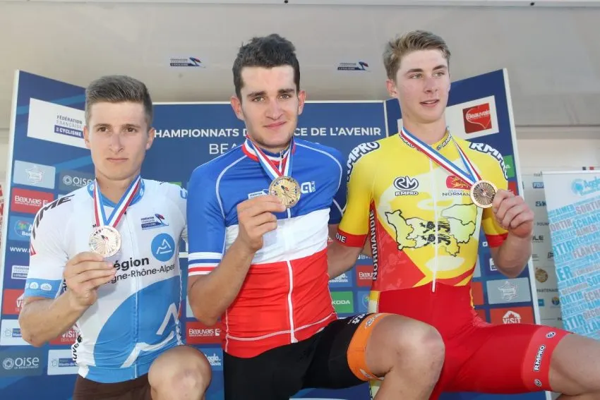france:-theo-delacroix-crowned-champion-of-france-hopes-#delacroix-#-beauvais2019-#jullien-#louvel-#cycling