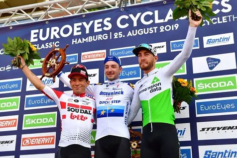 euroeyes-cyclassics:-nizzolo:-“3rd-is-a-good-result”-#cyclassics-#dimensiondata-#nizzolo-#viviani-#ewan