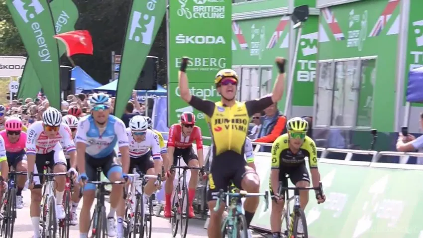 tour-of-great-britain:-groenewegen-wins,-van-der-poel-4th-#ovotob-#groenewegen-#trentin-#mvdp-#cimolai