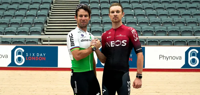 6-days-from-london:-owain-doull-with-mark-cavendish-#londonsixdays-#track-#cavendish-#doull-#ewan