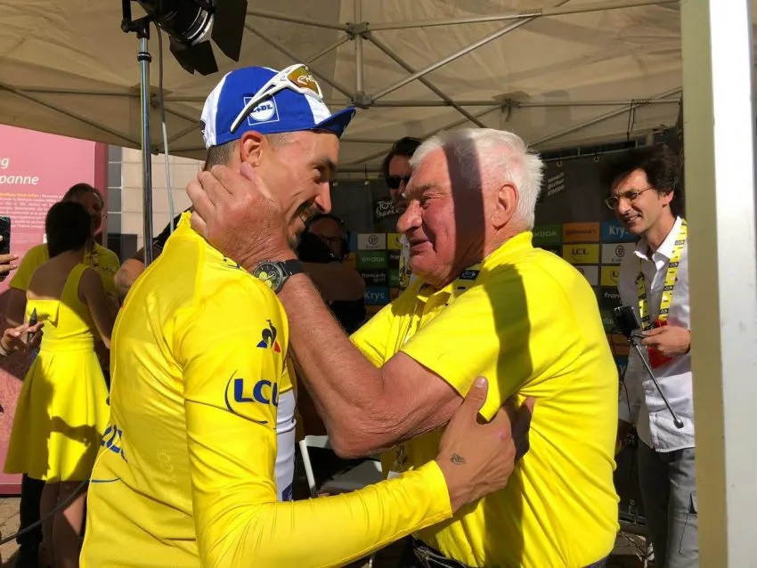 road:-hinault,-merckx,-alaphilippe-…:-the-homage-to-poupou-#poulidor-#-tdf2019-#hinault-#merckx-#alaphili