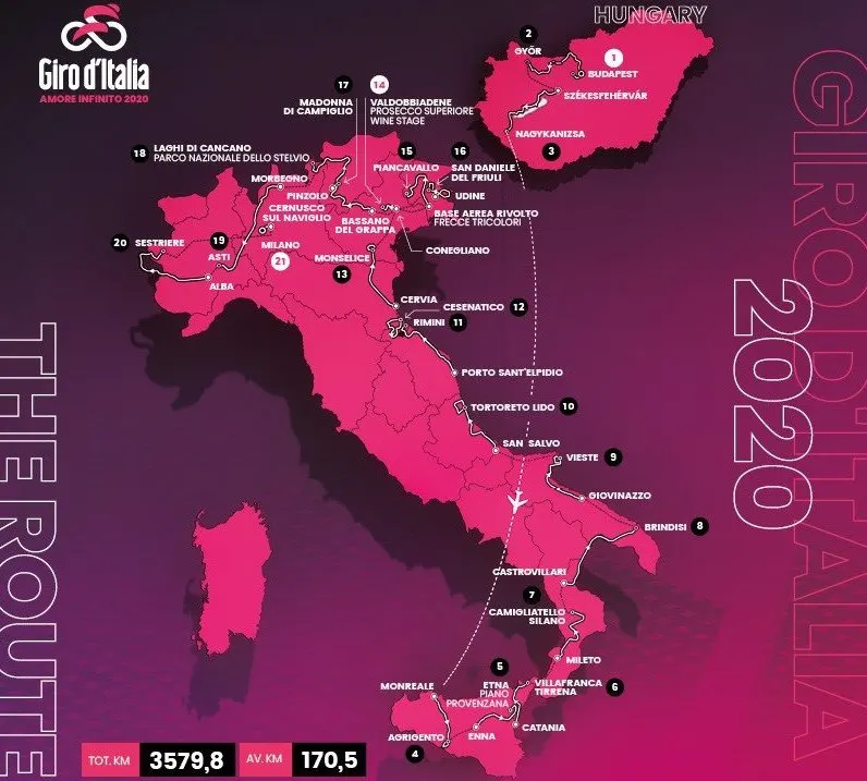 tour-of-italy:-everything-you-need-to-know-about-the-giro-2020-route-#-giro103-#budapest-#-giro2020-#-tdf2020-#giro