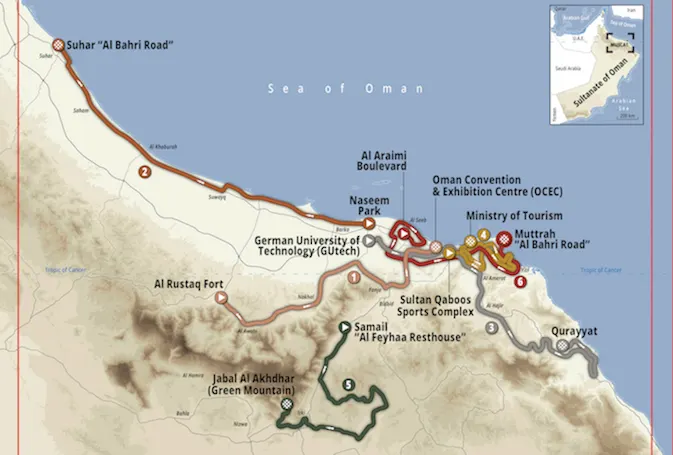 tour-of-oman:-the-tour-of-oman-route:-green-mountain-on-the-menu-#-too2020-#oman-#route-#lutsenko-#greenmountain
